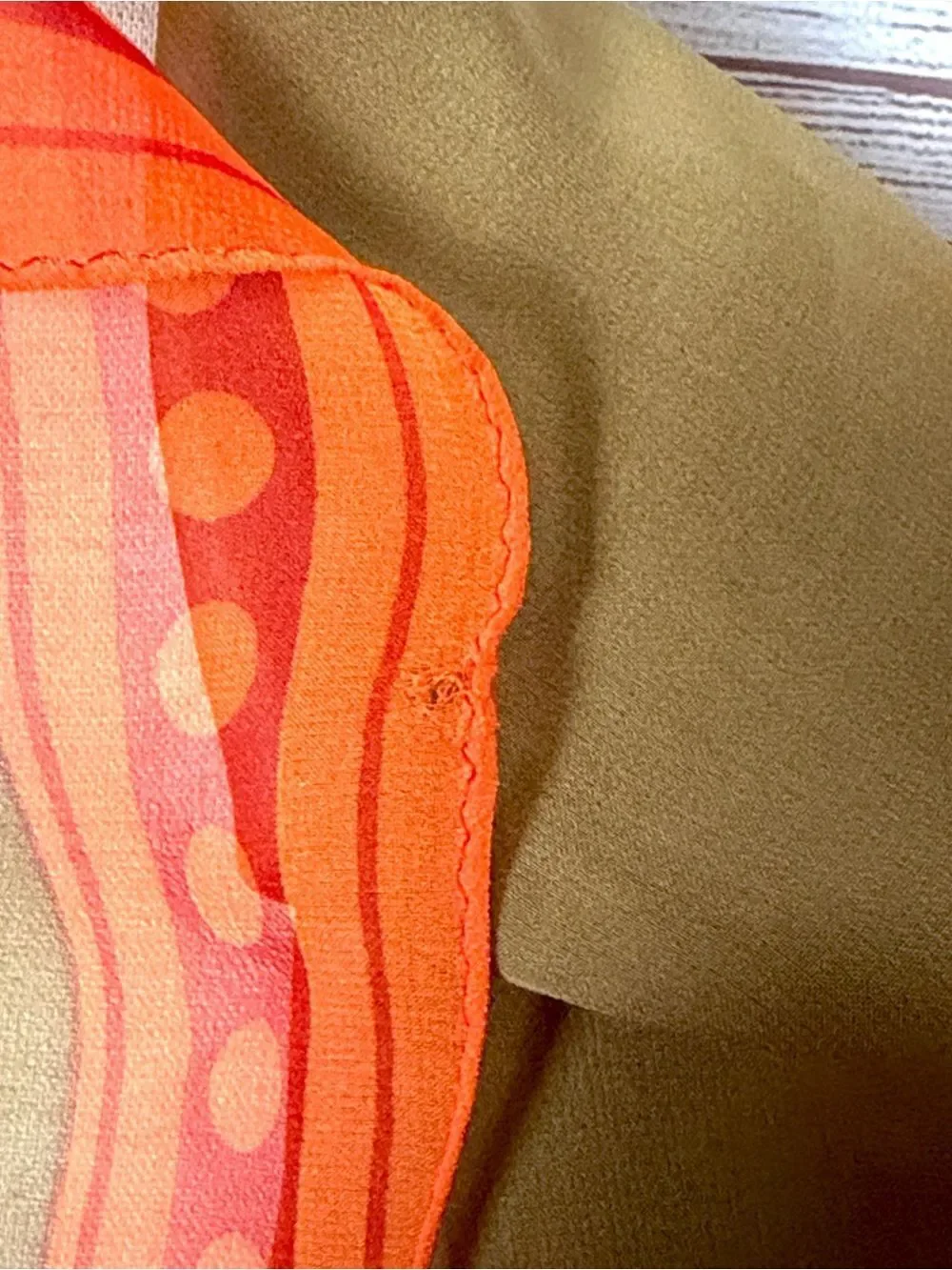 Ellen Tracy Linda Allard Large Silk Chiffon Scarf Mustard Orange 42x42